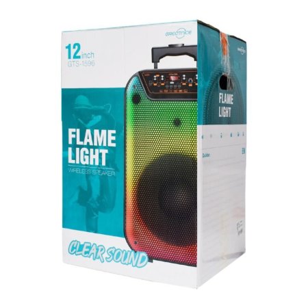 مكبر صوت 12 انش  flame light