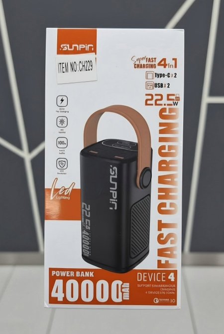POWER BANK SUNPIN SPD-40000 mAh