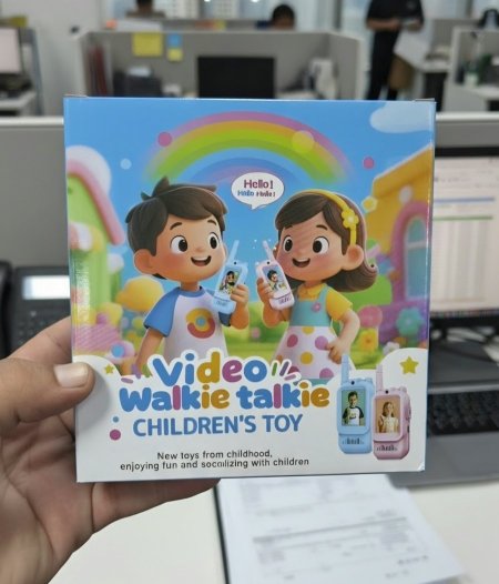 جهاز اللاسلكي بالفيديو للأطفال (Video Walkie Talkie - Children's Toy).